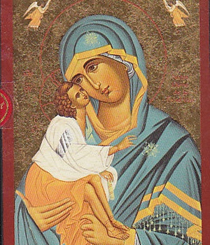 ICONE OR NOTRE DAME DE TENDRESSE   9X12CM  NDSP