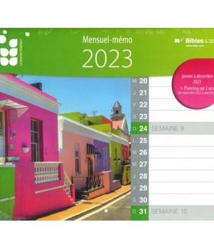 CALENDRIER MENSUEL-MEMO 2023