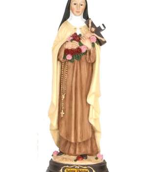 STATUE RESINE SAINTE THERESE 12 CM