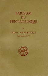 TARGUM DU PENTATEUQUE T. V INDEX ANALYTIQUE DPTS