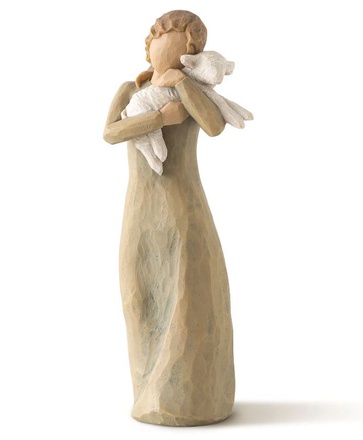 STATUE PAIX SUR TERRE - UNE ETREINTE DE PAIX
