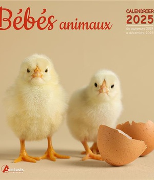 CALENDRIER BEBES ANIMAUX 2025