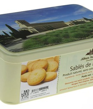 COFFRET SABLES DE L ABBAYE DU BARROUX 600G ( PUR BEURRE ) NDSP