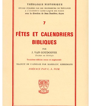 TH N7 - FETES ET CALENDRIERS BIBLIQUES