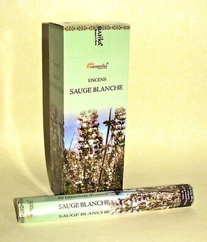 ENCENS 20 BATONNETS SAUGE BLANCHE