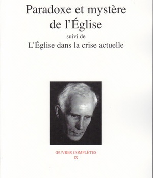 PARADOXE ET MYSTERE DE L'EGLISE