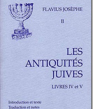 LES ANTIQUITES JUIVES, LIVRES IV A V