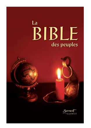 LA BIBLE DES PEUPLES COUVERTURE CARTONNEE SOUS JAQUETTE