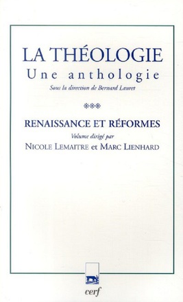 LA THEOLOGIE. UNE ANTHOLOGIE, TOME III - VOL03
