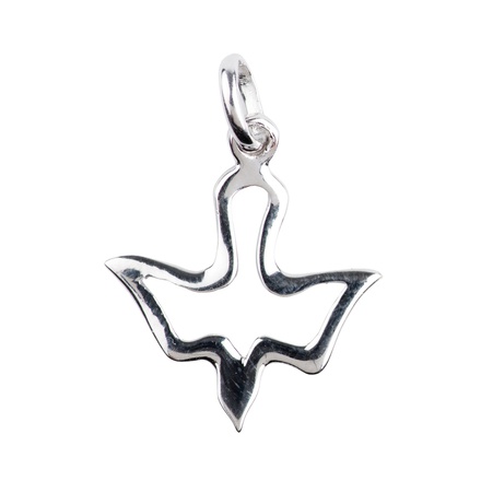 PENDENTIF COLOMBE EVIDEE ARGENT 925 H 2 CM
