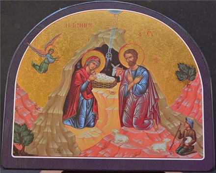 ICONE NATIVITE 18X15 CM