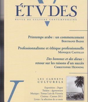 ETUDES JUILLET-AOUT 2011