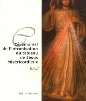 CEREMONIAL DE L'INTRONISATION DU TABLEAU DE JESUS MISERICORDIEUX - L858