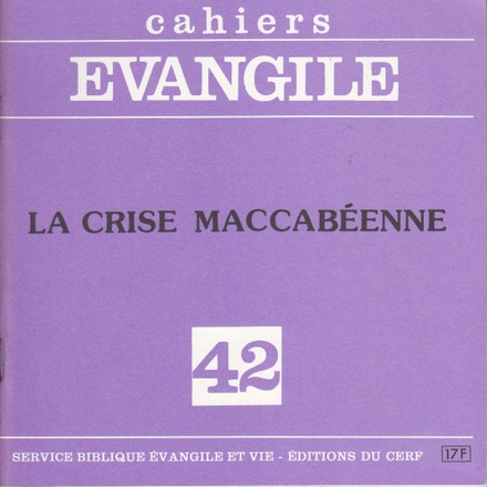 CE-42. LA CRISE MACCABEENNE