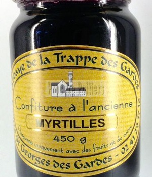 CONFITURE MYRTILLES, POT DE 450 G