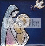 EMAIL VIERGE ENFANT FENETRE 7X7CM