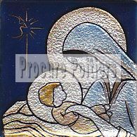 VIERGE AUX LANGES 6X6CM CA6 VS 0614/ BLC / A NDSP