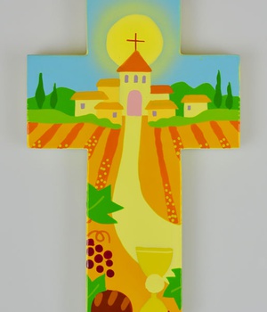 CROIX VIGNES 9CM X 14CM