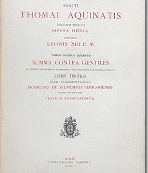OPERA OMNIA - TOME 14 SUMMA CONTRA GENTILES