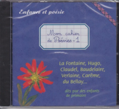 MON CAHIER DE POESIE CD NDSP