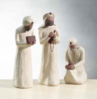 LOT ROIS MAGES CRECHE (3 PIECES) NDSP