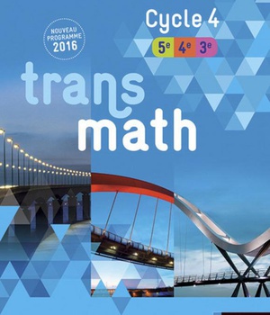TRANSMATH MATHEMATIQUES CYCLE 4 2016 - MANUEL ELEVE