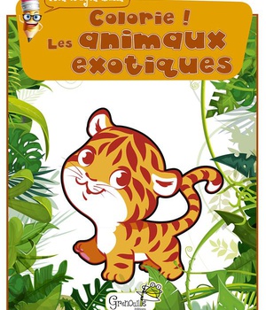 COLORIE LES ANIMAUX EXOTIQUES