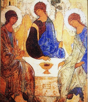 LA TRINITE (ROUBLEV) - ICONE CLASSIQUE 22,2X18,1 CM