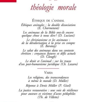 LA REVUE ETHIQUE ET THEOLOGIE MORALE - NUMERO 306