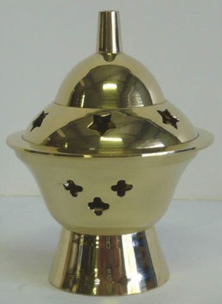 BRULE ENCENS 10 CM EN LAITON BRONZE NDSP