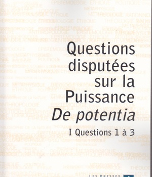 QUESTIONS DISCUTEES SUR LA PUISSANCE DE PONTENTIA