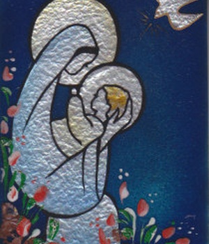 EMAIL VIERGE ASSISE 7X10 CM L267
