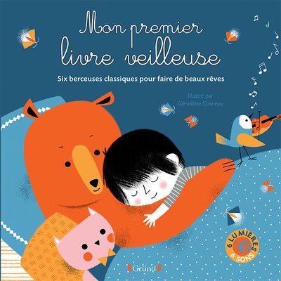 MON PREMIER LIVRE VEILLEUSE - LIVRE SONS ET LUMIERE AVEC 6 PUCES - A PARTIR DE 6 MOIS