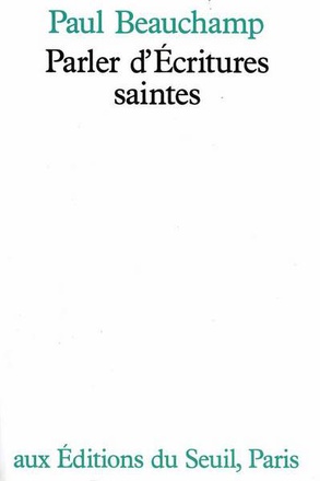 PARLER D'ECRITURES SAINTES