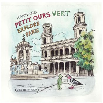 PETIT OURS VERT EXPLORE PARIS