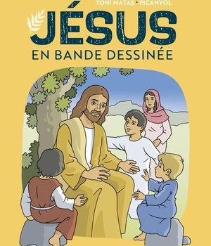 JESUS EN BANDE DESSINEE - BROCHE