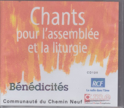 CHANTS POUR ASSEMBLEE ET LITURGIE BENEDICITES CD NDSP
