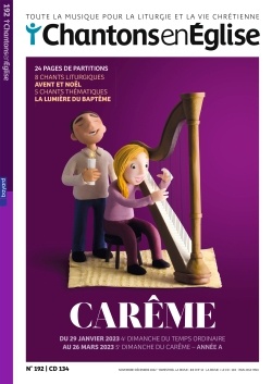 CHANTONS EN EGLISE - NOVEMBRE 2022 N 192