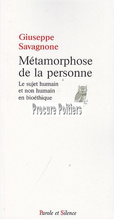 METAMORPHOSE DE LA PERSONNE