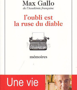 L'OUBLI EST LA RUSE DU DIABLE