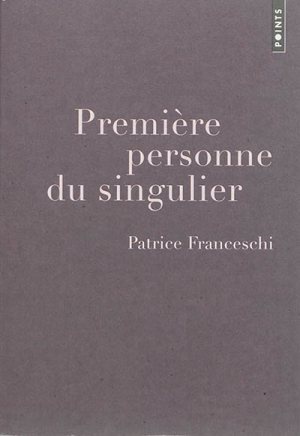 PREMIERE PERSONNE DU SINGULIER