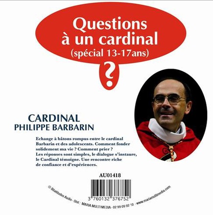 QUESTIONS À UN CARDINAL (SPÉCIAL 13-17ANS)