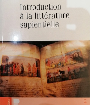 INTRODUCTION A LA LITTERATURE SAPIENTIELLE