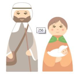 LOT 2 BERGERS CRECHE TOURNEE NDSP