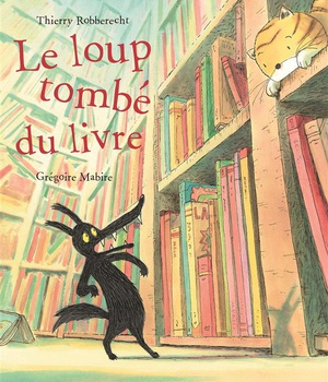 LOUP TOMBE DU LIVRE