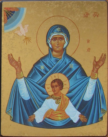 ICONE 10.5 X 13 MARIE MERE DE L'EMMANUEL