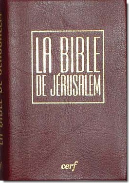 LA BIBLE DE JERUSALEM POCHE - VOYAGE - BORDEAUX SOUS ETUI VINYL