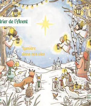 LUMIERE DANS NOS VIES, MON CALENDRIER DE LAVENT - MON CALENDRIER DE L'AVENT AVEC QR CODE POUR PLAYLI