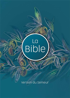 BIBLE, VERSION SEMEUR, RIGIDE OLIVIER, TRANCHE BLANCHE