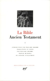 LA BIBLE - VOL01 - ANCIEN TESTAMENT TOME 1 / 2 PLEIADE
